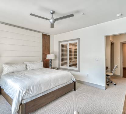 Primary King Suite - Private Balciony Access & Flat-Screen TV