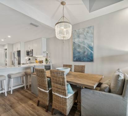 Dining Table for Six and Bar Seating