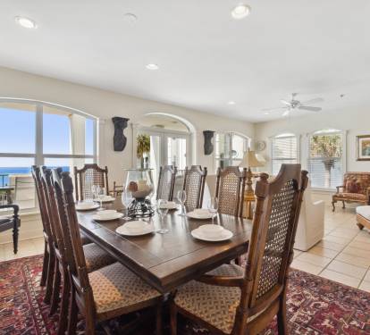 Dining Table Fits Eight Guests