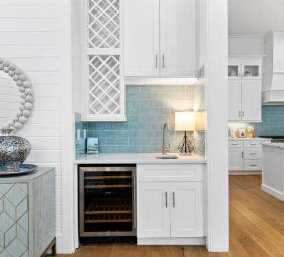 Wet Bar off Dining Area