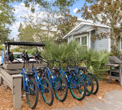 Take a Ride on Included Bikes Around Watercolor