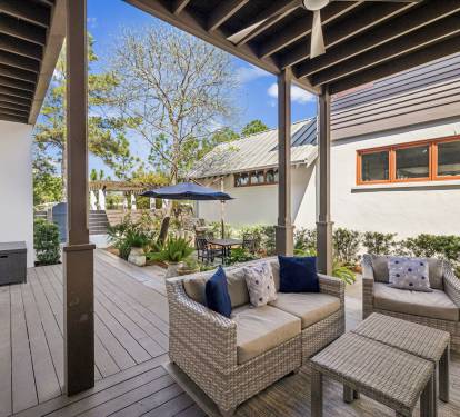 Step Out Into the Private Courtyard - Offering Ample Space to Unwind