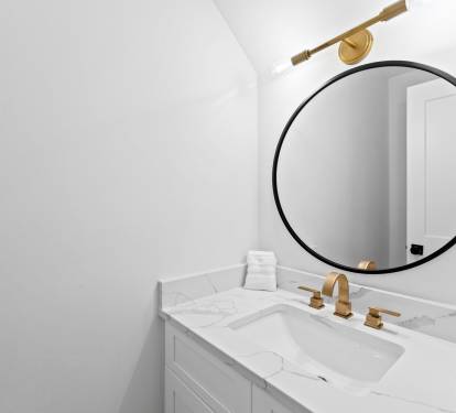1st Floor Powder Room - Conveniently Located Off the Kitchen
