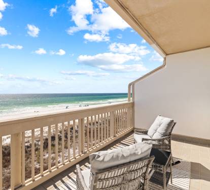 Enjoy An Evening Cocktail on the Primary Suite Balcony