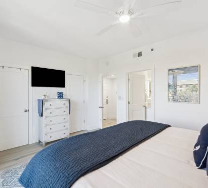 King Guest Suite - Equipped with a Flat-Screen TV