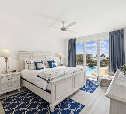Primary King Suite - Offering Stunning Pool & Gulf Views!