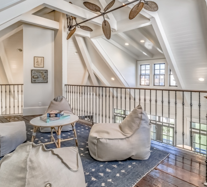 3rd Floor Loft - Featuring Bean Bags & Board Games for the Kids