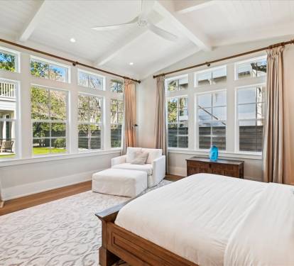 Primary King Suite - Views of the Expansive Backyard