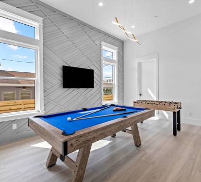 Play Pool or Foosball!