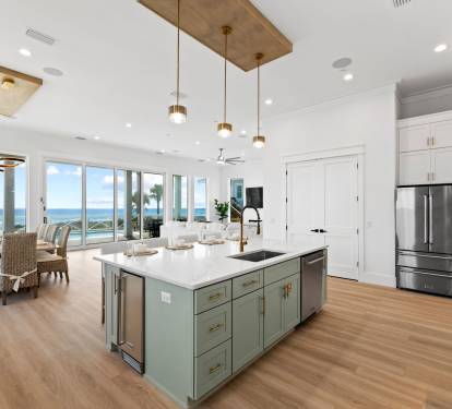 Chef's Kitchen and Open Living Space on 1st Floor!