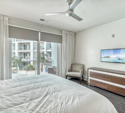Primary King Suite - Equipped with a Flat-Screen TV