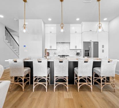 Chef's Kitchen with Bar Seating for Five