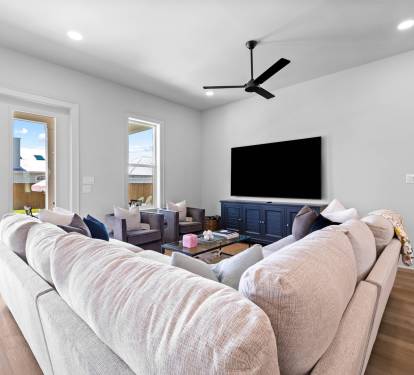 Unwind on the Cozy Sectional Sofa!