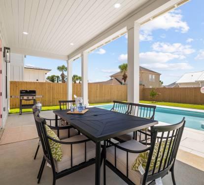 Grill Up Dinner & Enjoy Al Fresco Dining for 6!