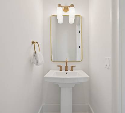 3rd Floor Powder Room - Conveniently Located Off the Living Area