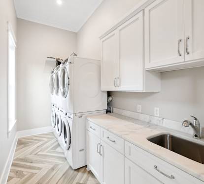 3 Washers & Dryers in the Laundry Room!