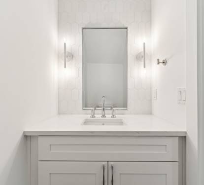 1st Floor - Powder Room Off Kitchen