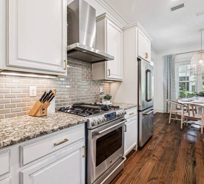 Fully Equipped with Stainless Steel Appliances + Gas Range