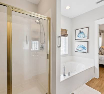 Rinse Off in the Walk-In Shower