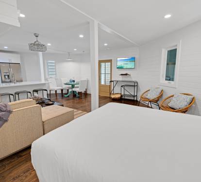 1st Floor - Combined Living and Sleeping Space