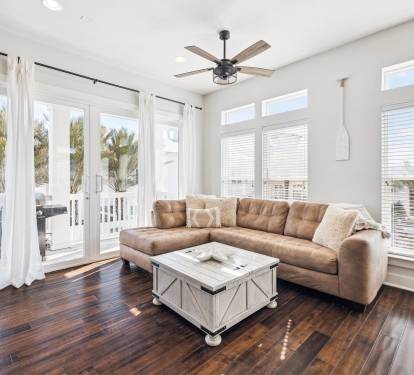 Relax on the Spacious Sectional Sofa!