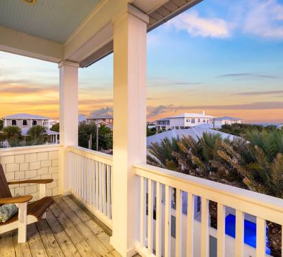 Relax & Unwind on the 3rd Floor Balcony