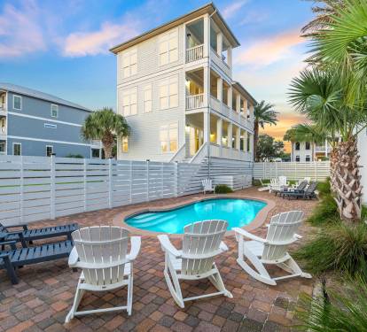 Take an Evening Dip in the Private Pool!