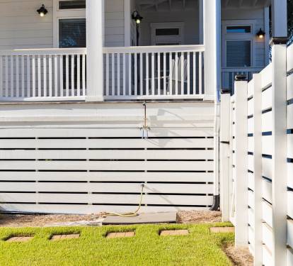 Rinse Off the Sand in the Outdoor Shower!