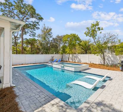 Make a Splash in the Private, Heated Pool or Relax in the Spa!