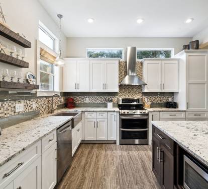 Fully Equipped Chef's Kitchen - Offering Stainless Steel Appliances