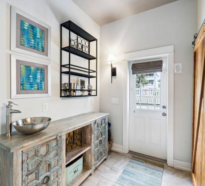 Wet Bar Leading to the Pool - Perfect for Prepping Cocktails!