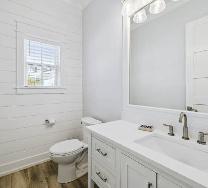 1st Floor Powder Room - Conveniently Located Off the Entry