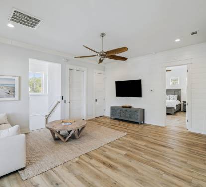 Enjoy a Movie Night + Take Advantage of the Kitchenette!