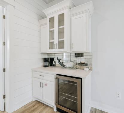 Conveniently Located Kitchenette - Mini Fridge & Coffee Maker