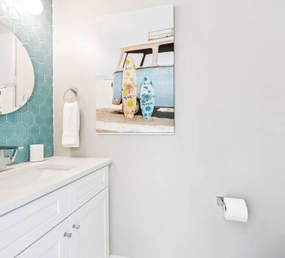 1st Floor Powder Room - Conveniently Located Off the Entry