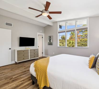 King Guest Suite - Equipped with a Flat-Screen TV