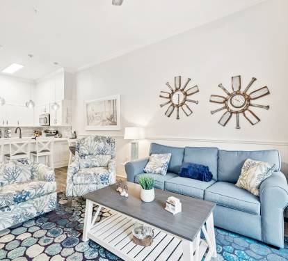 Bright & Airy Living Area with Ample Seating