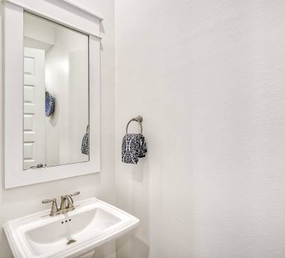 1st Floor Powder Room - Conveniently Located Off the Kitchen