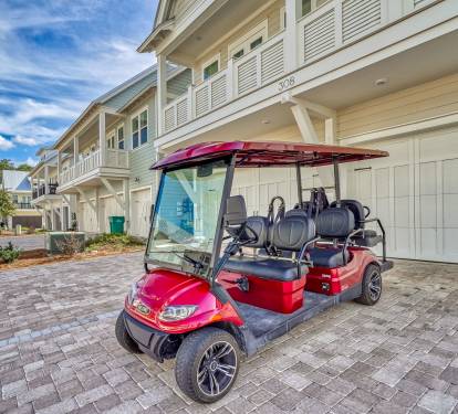 Explore 30A in Style on the 6-Seater LSV