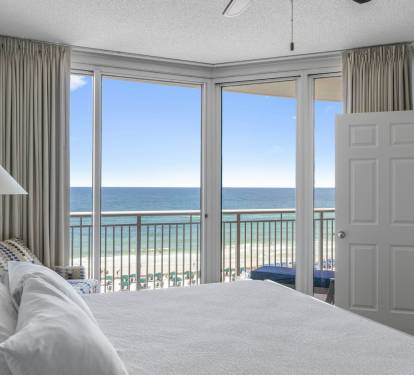 Master Bedroom With Gulf Views