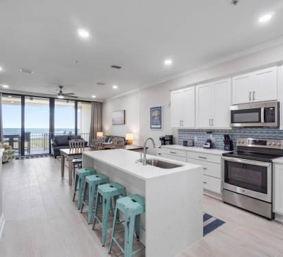 Open Concept Kitchen/Living