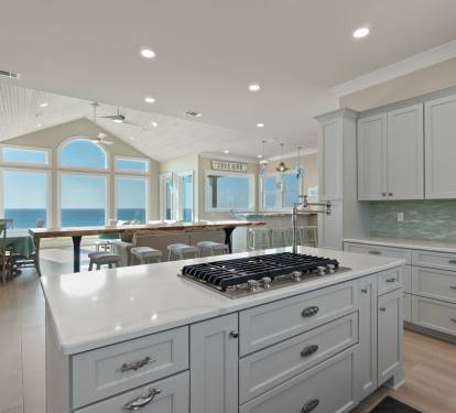 Kitchen With Gas Stove