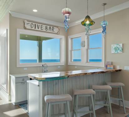 Full Bar Off Living Room