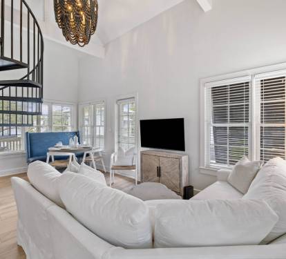 Living Area - Equipped with a Large Flat Screen TV