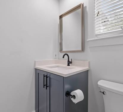 Shared Bathroom - Featuring a Single Vanity