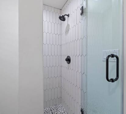 Shared Bathroom - Featuring a Walk-in Shower