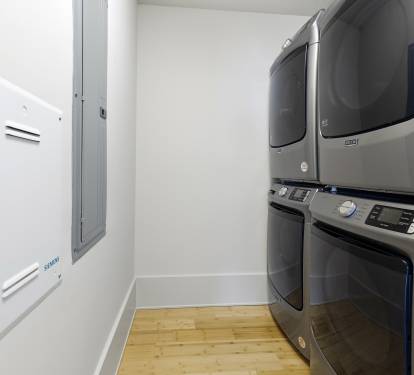 Your dedicated laundry room features full-size washer and dryer, making longer stays effortless and convenient.