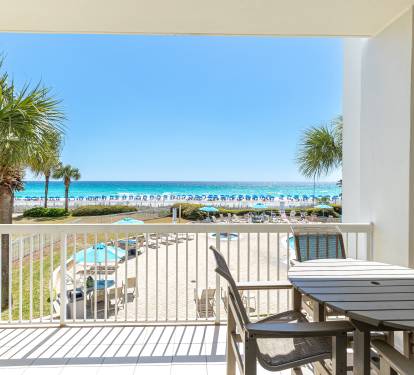 Soak up breathtaking beach views from your private balcony, where turquoise waters and palm trees create the perfect tropical escape.