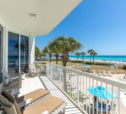 Stunning ocean views from your private balcony with comfortable seating to watch the waves and soak up the coastal breeze.