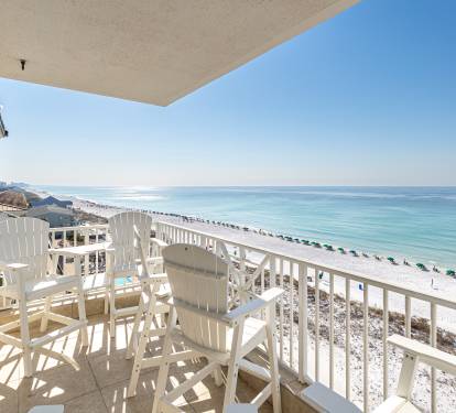 Step onto your private balcony and breathe in the salty sea air while enjoying panoramic ocean views that stretch endlessly across the horizon.